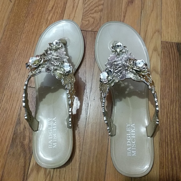 badgley mischka jelly sandals